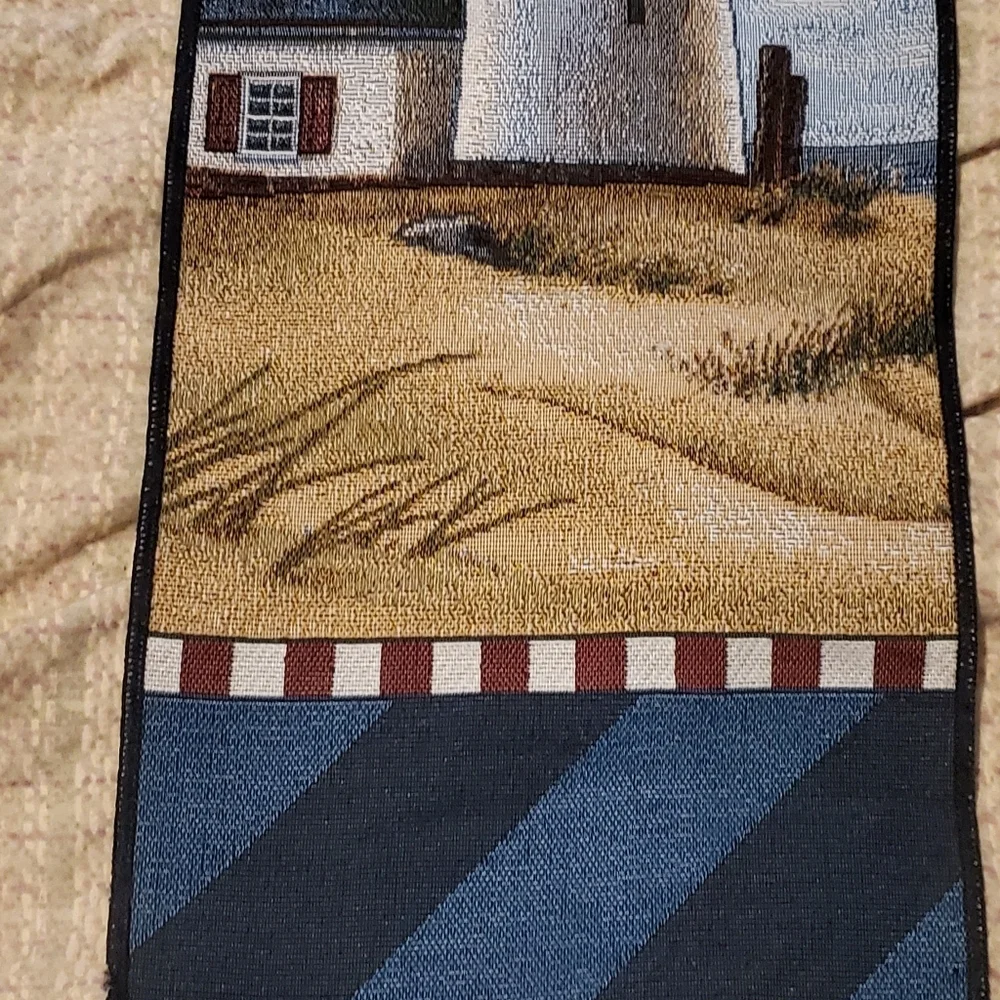Vintage Lighthouse Hanging Beach Ocean Tapestry 9